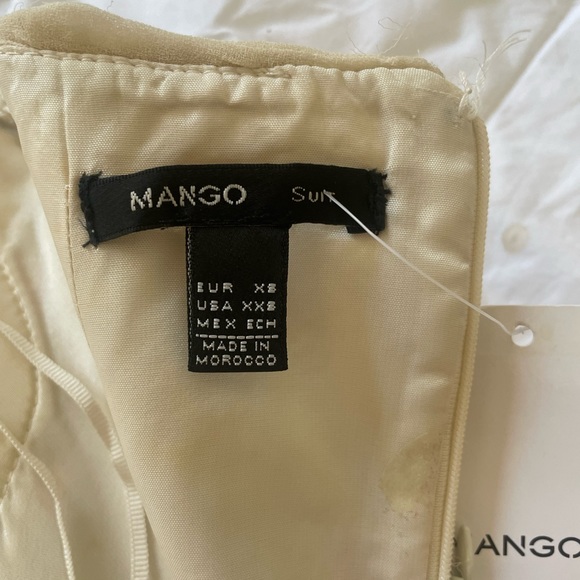 MANGO Strapless Embellished Dress NWT - Picture 4 of 6